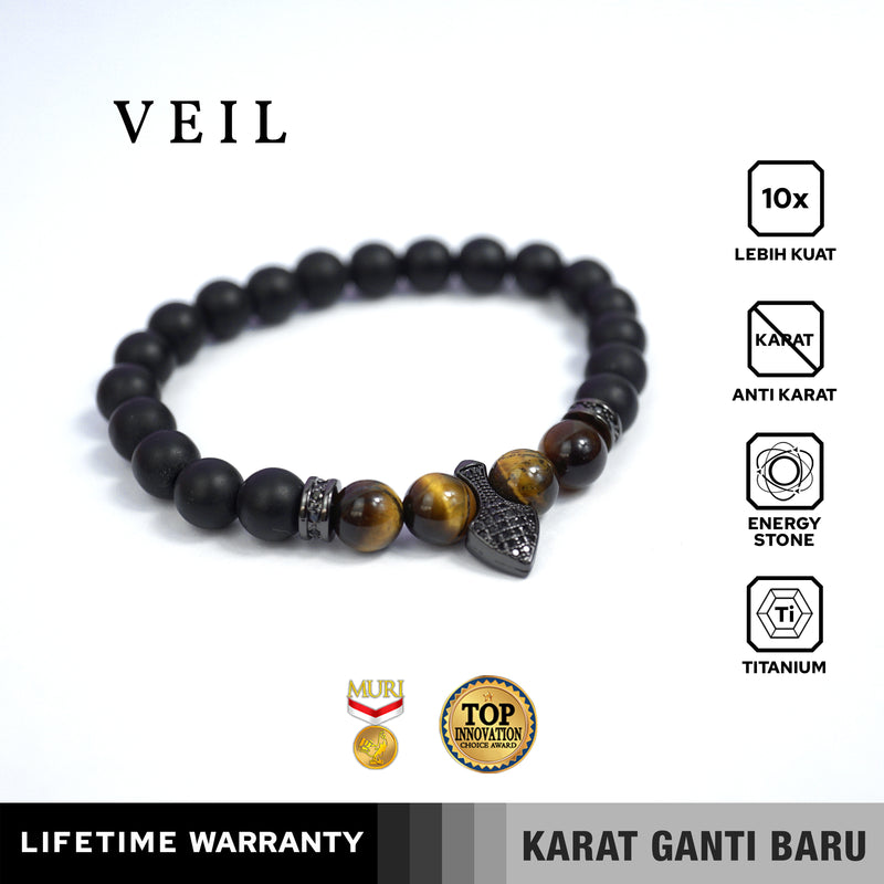 Emrys VEIL Bracelet Real Stone Gelang Batu Pria Wanita