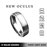 Emrys Couple Ring Set Valentwins NEW OCULUS + IRIS Premium Cincin Couple Titanium Pria Wanita FREE Ukir Nama