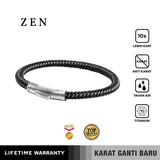 Emrys ZEN Bracelet Real Leather Gelang Kulit Pria Wanita
