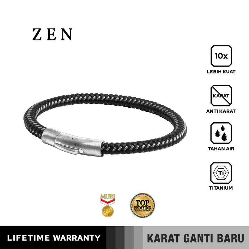 Emrys ZEN Bracelet Real Leather Gelang Kulit Pria Wanita