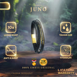 Emrys JUNO Bracelet Real Leather Gelang Kulit Pria dan Wanita