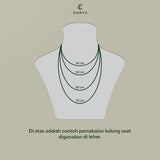 Emrys Necklace TNT GEN II Real Titanium Anti Karat Kalung Titanium Pria Wanita