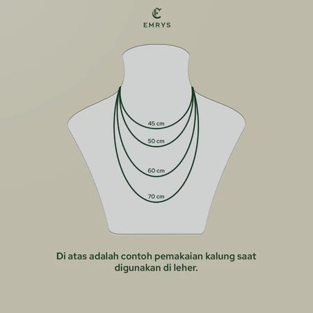 Emrys Necklace TNT GEN II Real Titanium Anti Karat Kalung Titanium Pria Wanita