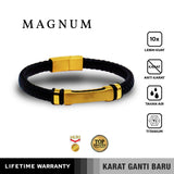 Emrys MAGNUM Bracelet Real Leather Gelang Kulit Pria Wanita