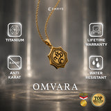Emrys Liontin Set OMVARA Real Titanium Anti Karat Kalung Liontin Titanium Pria Wanita