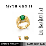 Emrys Premium Ring MYTH GEN II Real Titanium Anti Karat Cincin Titanium Pria Wanita