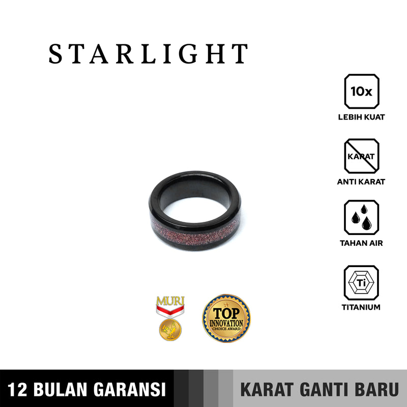 Emrys STARLIGHT Premium Ring Cincin Titanium Pria Wanita