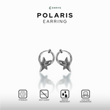 Emrys POLARIS ANTING Jepit Titanium Anti Karat Pria dan Wanita