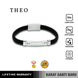 Emrys THEO Bracelet Real Leather Gelang Kulit Pria dan Wanita