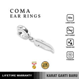 Emrys COMA Anting Tindik Titanium Anti Karat Pria dan Wanita