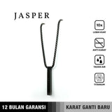 Emrys Liontin Set JASPER Real Titanium Anti Karat Kalung Titanium Pria Wanita