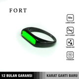 Emrys FORT COLOUR Ring Real Titanium Anti Karat Cincin Pria Wanita