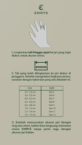 Emrys HALO Premium Ring Cincin Titanium Pria Wanita