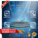 Emrys Necklace TNT GEN II Real Titanium Anti Karat Kalung Titanium Pria Wanita