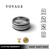 Emrys VOYAGE Premium Ring Cincin Titanium Pria Wanita