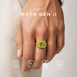 Emrys Premium Ring MYTH GEN II Real Titanium Anti Karat Cincin Titanium Pria Wanita