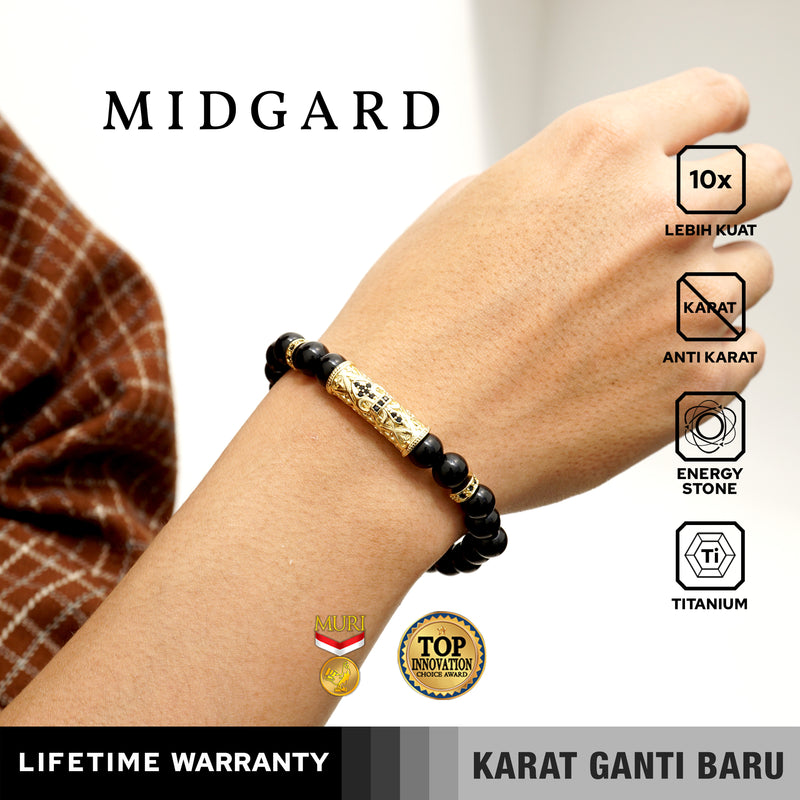 Emrys MIDGARD Bracelet Real Stone Gelang Batu Pria Wanita