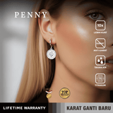 Emrys PENNY ANTING Tindik Titanium Anti Karat Pria dan Wanita