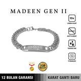 Emrys Premium MADEEN GEN II Real Titanium GELANG Anti Karat Pria Wanita