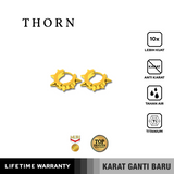 Emrys THORN ANTING Tindik Titanium Anti Karat Pria dan Wanita