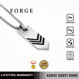 Emrys Liontin Set FORGE Liontin Titanium Anti Karat Pria
