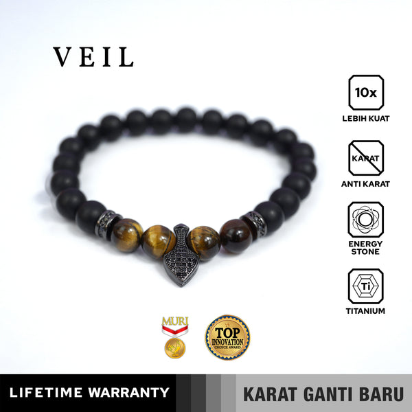 Emrys VEIL Bracelet Real Stone Gelang Batu Pria Wanita
