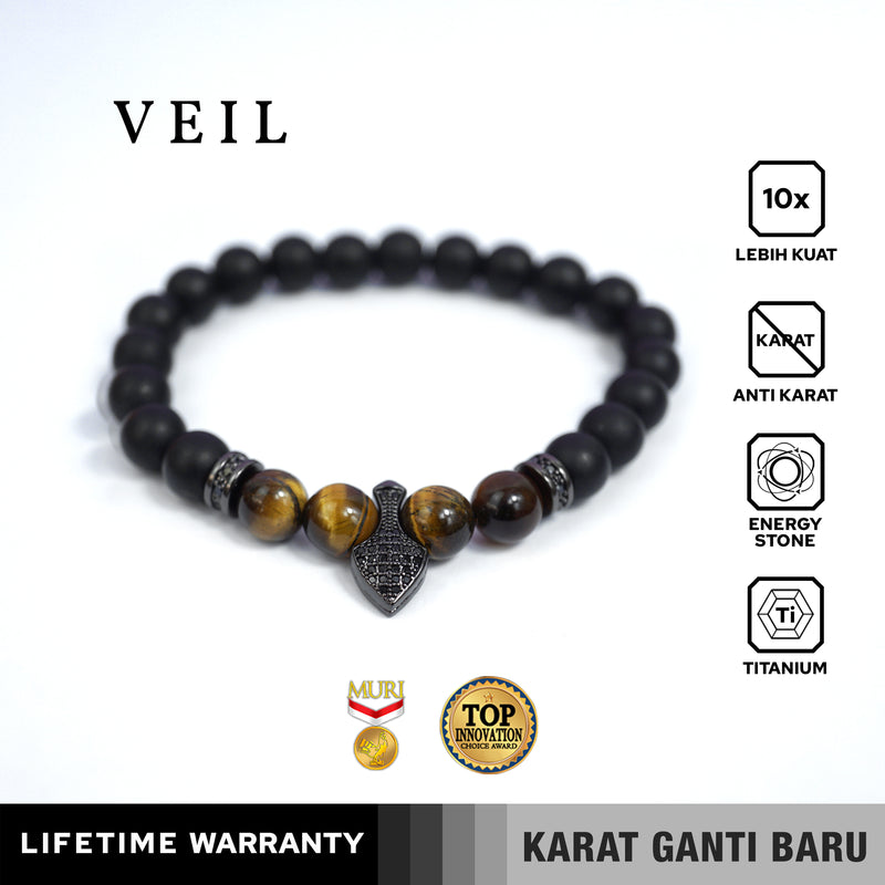 Emrys VEIL Bracelet Real Stone Gelang Batu Pria Wanita