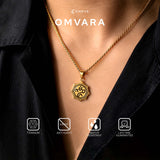 Emrys Liontin Set OMVARA Real Titanium Anti Karat Kalung Liontin Titanium Pria Wanita