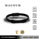 Emrys MAGNUM Bracelet Real Leather Gelang Kulit Pria Wanita