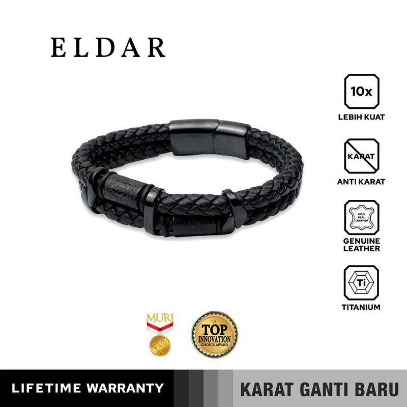 Emrys ELDAR Bracelet Real Leather Gelang Kulit Pria dan Wanita