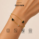 Emrys Bracelet QUINN Real Titanium Gelang Rantai Anti Karat Pria dan Wanita