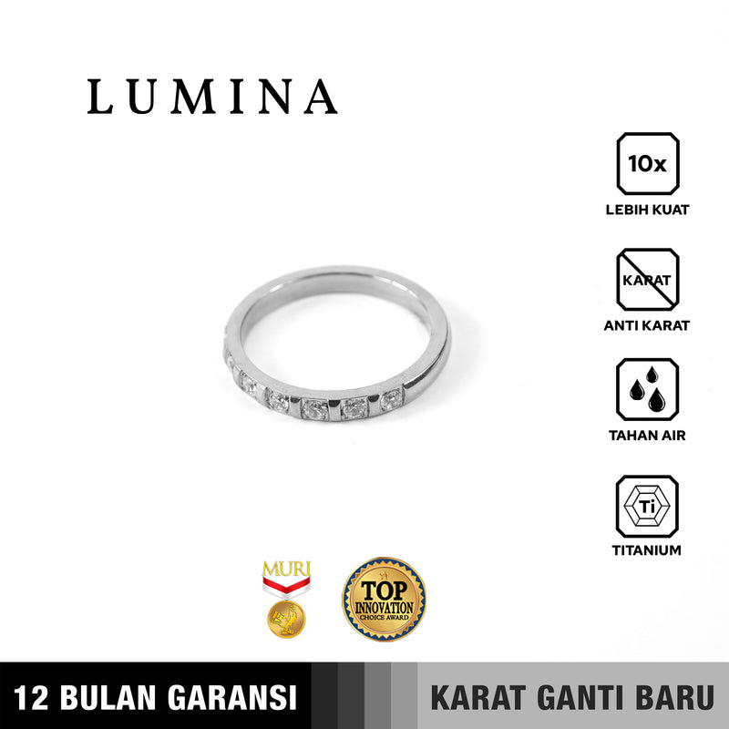 Emrys Ring LUMINA Anti Karat Cincin Titanium Wanita