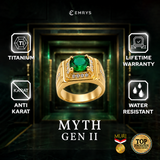 Emrys Premium Ring MYTH GEN II Real Titanium Anti Karat Cincin Titanium Pria Wanita