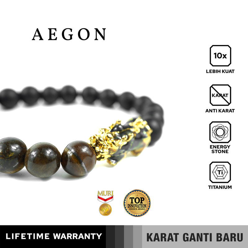Emrys AEGON Bracelet Stone Gelang Batu Pria Wanita