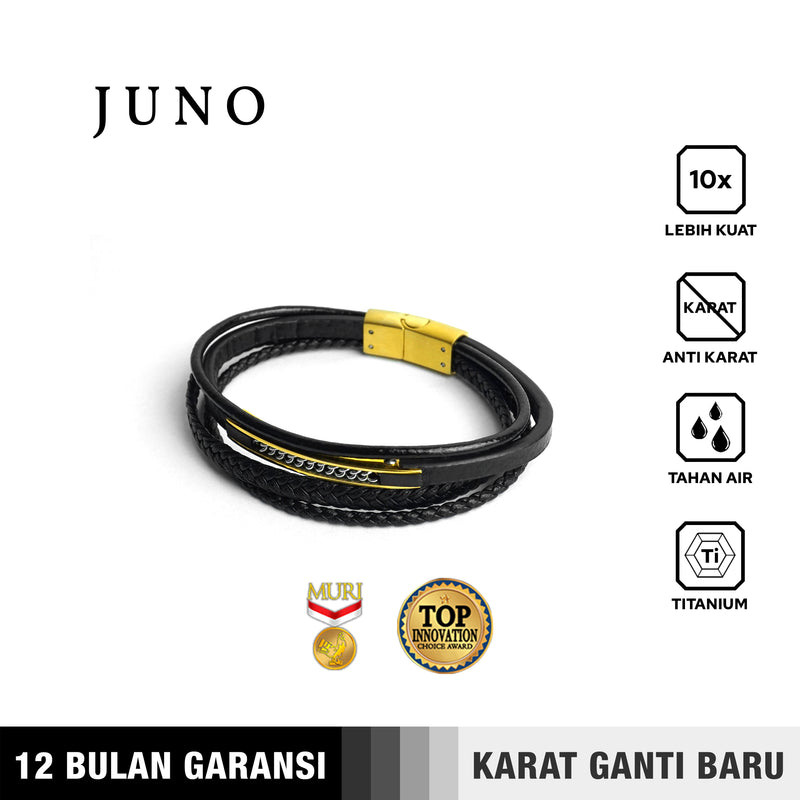 Emrys JUNO Bracelet Real Leather Gelang Kulit Pria dan Wanita