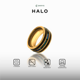 Emrys HALO Premium Ring Cincin Titanium Pria Wanita