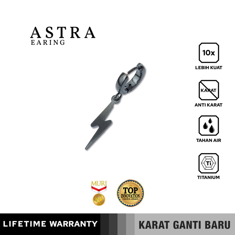 Emrys ASTRA Anting Tindik TITANIUM Anti Karat Pria dan Wanita