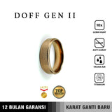 Emrys Simple Ring ROSE GOLD DOFF GEN II Real Titanium Anti Karat Cincin Titanium Pria Wanita