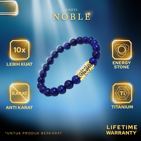 Emrys NOBLE Bracelet Real Stone Gelang Batu Pria Wanita