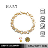 Emrys Bracelet HART Real Titanium Gelang Rantai Anti Karat Pria dan Wanita