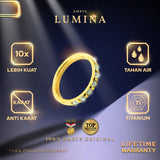 Emrys Ring LUMINA Anti Karat Cincin Titanium Wanita