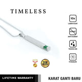 Emrys Liontin Set TIMELESS Real Titanium Anti Karat Kalung Titanium Pria Wanita