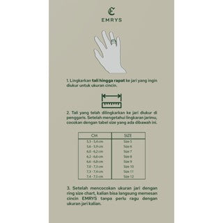 Emrys Simple Ring TWILIGHT Real Titanium Anti Karat Cincin Titanium Pria Wanita