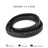 Emrys FRODO 3 LAYER Bracelet Real Leather Gelang Kulit Pria Wanita