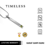 Emrys Liontin Set TIMELESS Real Titanium Anti Karat Kalung Titanium Pria Wanita