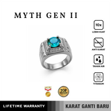 Emrys Premium Ring MYTH GEN II Real Titanium Anti Karat Cincin Titanium Pria Wanita