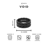 Emrys Premium Ring VOID Real Titanium Anti Karat Cincin Titanium Pria Wanita