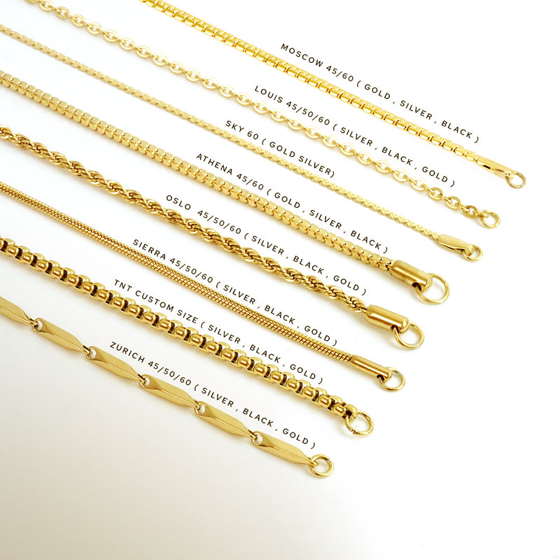 Emrys Liontin Set LUCAVIUS Titanium Anti Karat Kalung Liontin Salib Titanium Pria Wanita