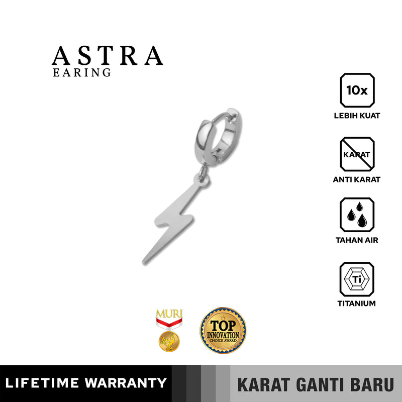 Emrys ASTRA Anting Tindik TITANIUM Anti Karat Pria dan Wanita