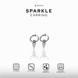 Emrys SPARKLE ANTING Jepit Titanium Anti Karat Pria dan Wanita
